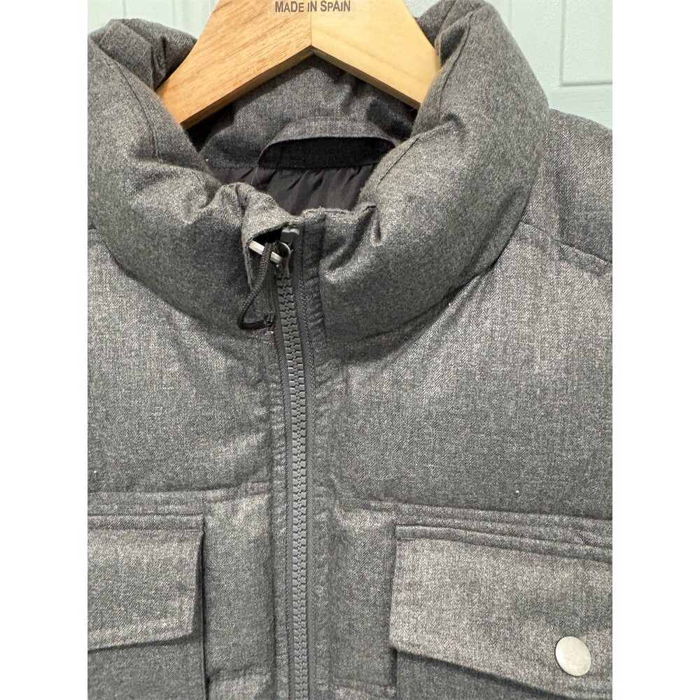 Goodfellow & Co Vest Mens Size 2XL Charcoal Gray Quilted Puffer Full Zip - Picture 5 of 9